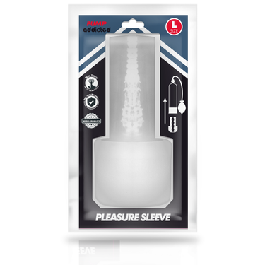 Masturbatore Sleeve Trasparente per Pump Addicted – Stimolazione Realistica
